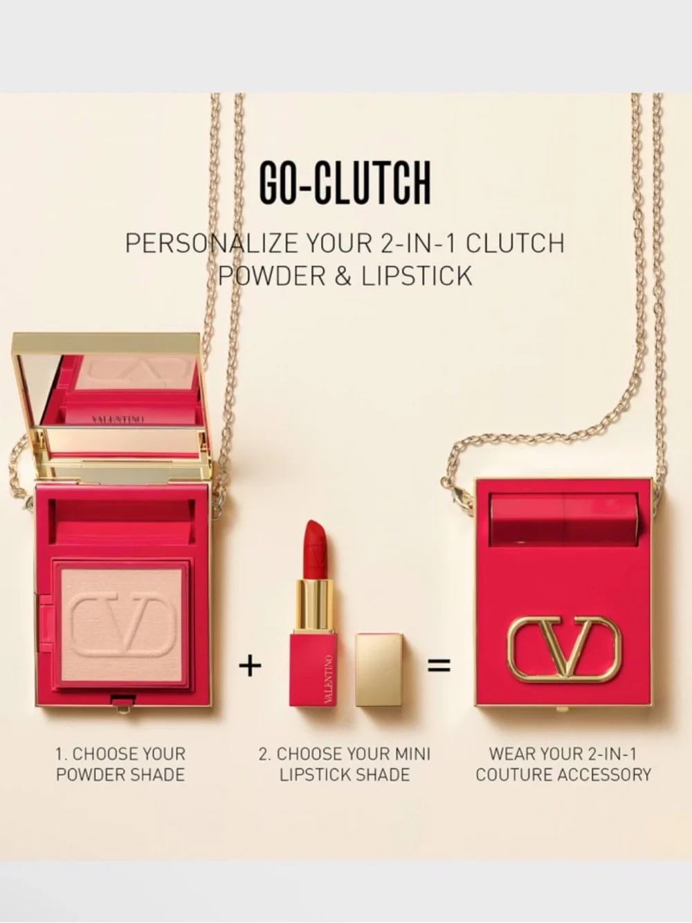 Valentino Garavani VLTN Refillable Finishing Powder Compact -